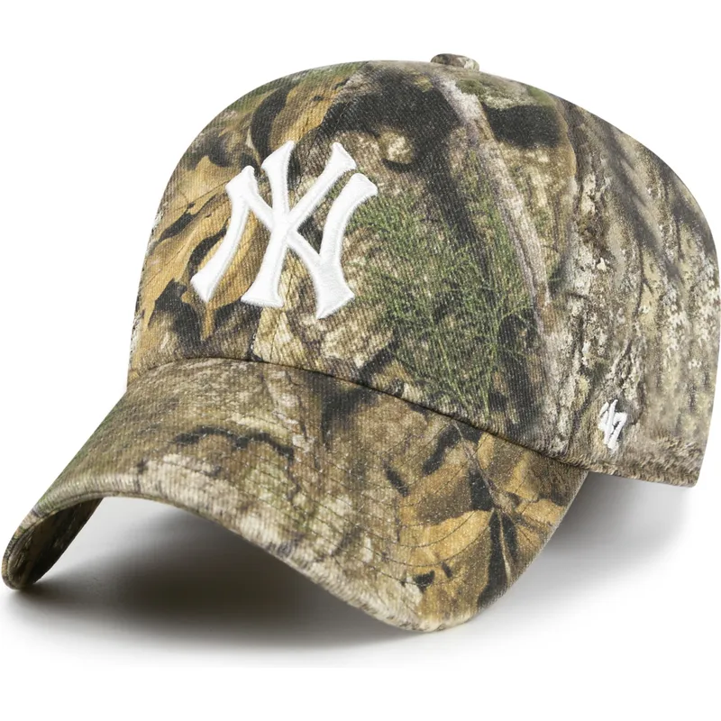cepice-zaoblena-maskacova-nastavitelny-clean-up-realtree-new-york-yankees-mlb-47-brand