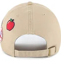 cepice-zaoblena-khaki-nastavitelny-clean-up-badges-new-york-yankees-mlb-47-brand