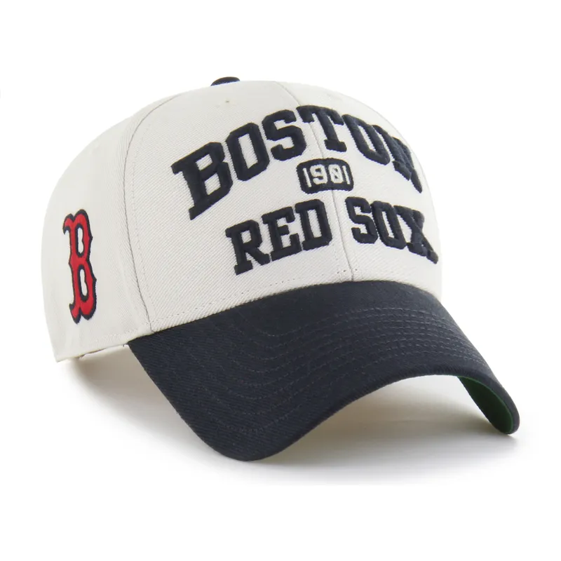 cap-zaoblena-beige-adjustable-strap-mvp-broke-line-boston-red-sox-mlb-47-brand cap-zaoblena-beige-adjustable-strap-mvp-broke-line-boston-red-sox-mlb-47-brand