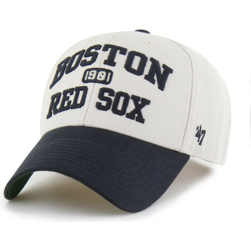 cap-zaoblena-beige-adjustable-strap-mvp-broke-line-boston-red-sox-mlb-47-brand cap-zaoblena-beige-adjustable-strap-mvp-broke-line-boston-red-sox-mlb-47-brand