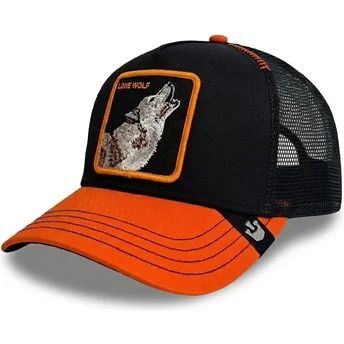 Čepice zaoblená žádné zvíře černá snapback lobo Solo Wolf Fab Farm The Farm de Goorin Bros.