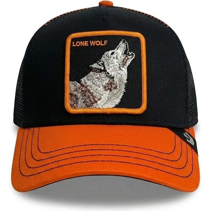 svart-och-orange-trucker-keps-varg-solo-wolf-fab-farm-fran-goorin-bros