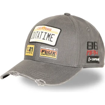 Grå kurvad keps snapback Outatime BTF1 OUTB Back To The Future från Capslab