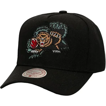 Μαύρο καπέλο με καμπύλη snapback Tilted Pro των Vancouver Grizzlies NBA από Mitchell & Ness