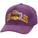mitchell-ness-curved-brim-arch-stamp-pro-los-angeles-lakers-nba-purple-snapback-cap