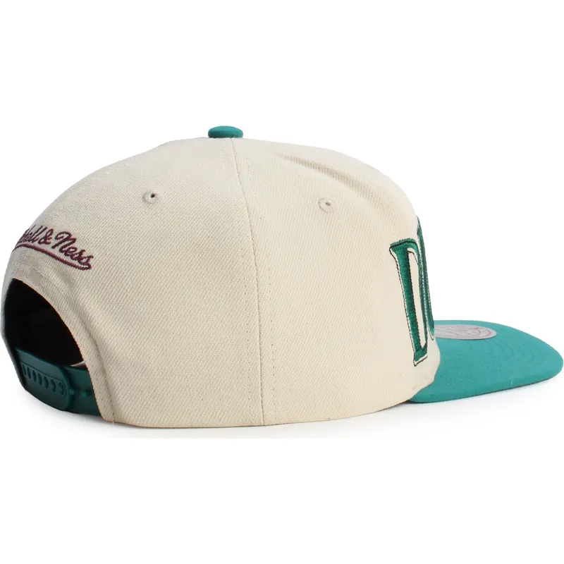 cepice-rovna-zelena-snapback-across-the-board-anaheim-ducks-nhl-mitchell-ness