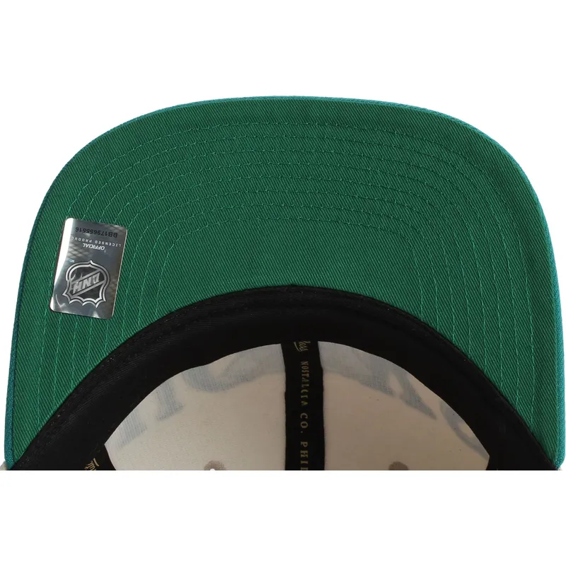 cepice-rovna-zelena-snapback-across-the-board-anaheim-ducks-nhl-mitchell-ness