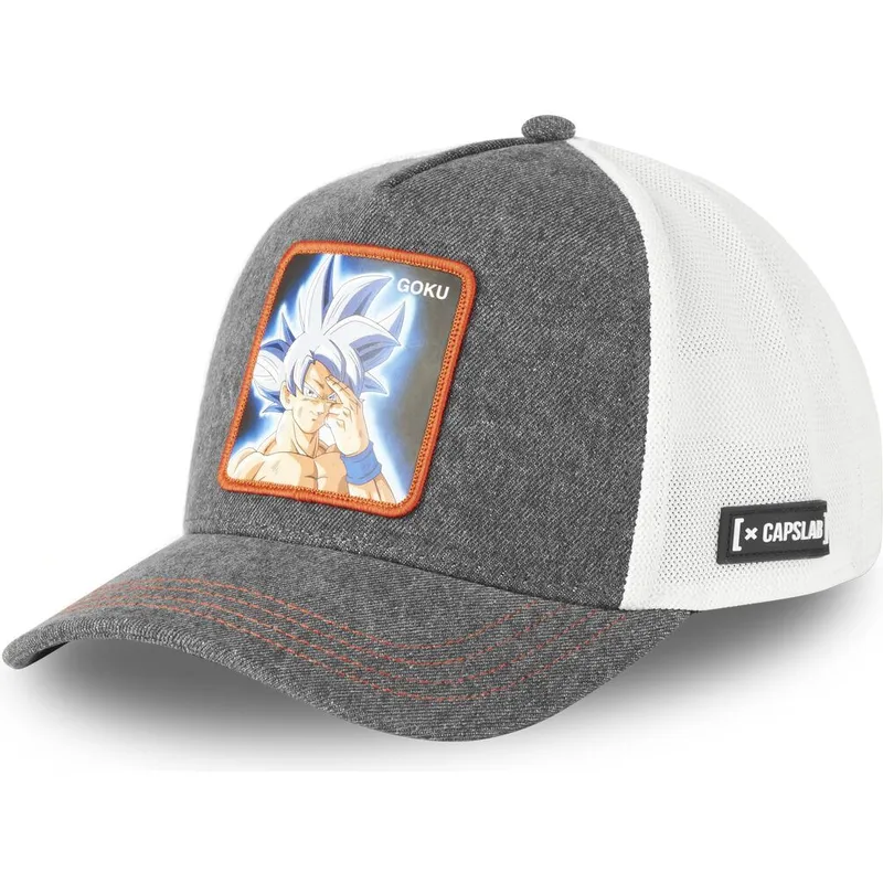 cap-zaoblena-gray-snapback-son-goku-dragon-ball-capslab cap-zaoblena-gray-snapback-son-goku-dragon-ball-capslab