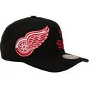 schwarze-gebogene-snapback-kappe-busted-pro-von-detroit-red-wings-nhl-von-mitchell-ness