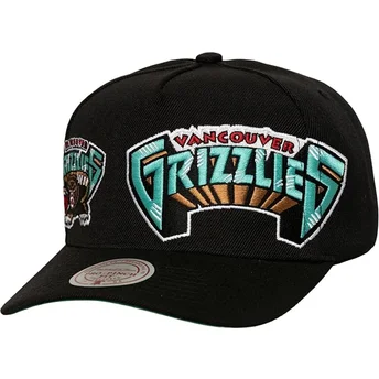 Schwarze gebogene Snapback-Kappe Busted Pro der Vancouver Grizzlies NBA von Mitchell & Ness