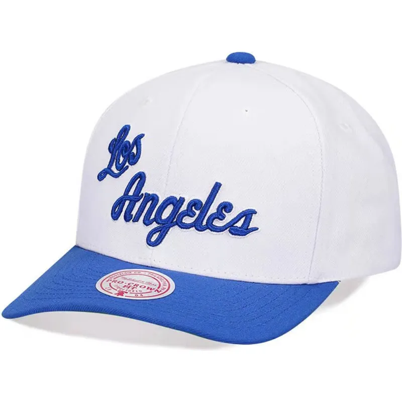 mitchell-ness-curved-brim-team-2-tone-20-pro-los-angeles-lakers-white-and-blue-snapback-cap