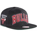 svart-platt-snapback-keps-triple-play-chicago-bulls-nba-fran-mitchell-ness