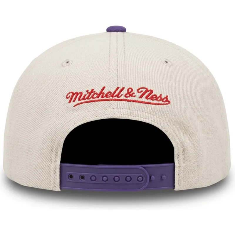 platt-keps-violett-och-beige-snapback-across-the-board-toronto-raptors-nba-fran-mitchell-ness
