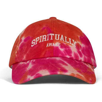 Justerbar rosa böjd keps Spiritually Awaken Batik från Pica Pica