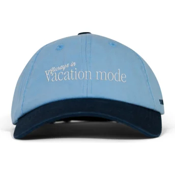 Čepice zaoblená modrá nastavitelný pásek Vacation Mode Pica Pica