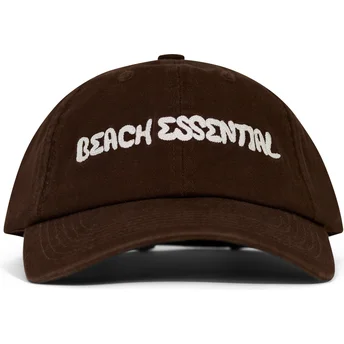 Čepice zaoblená hnědá nastavitelný Beach Essential Pica Pica