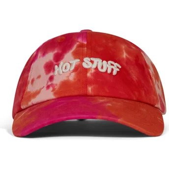 Verstellbare rosa Curved Cap Hot Stuff Batik von Pica Pica