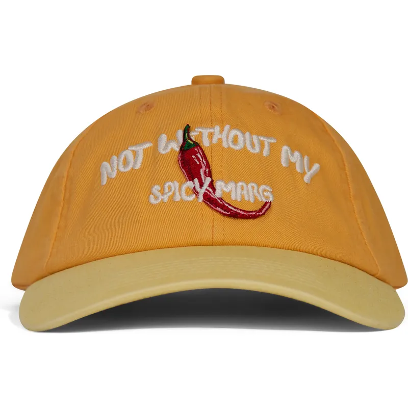 bojd-orange-och-gul-justerbar-keps-not-without-my-spicy-marg-fran-pica-pica