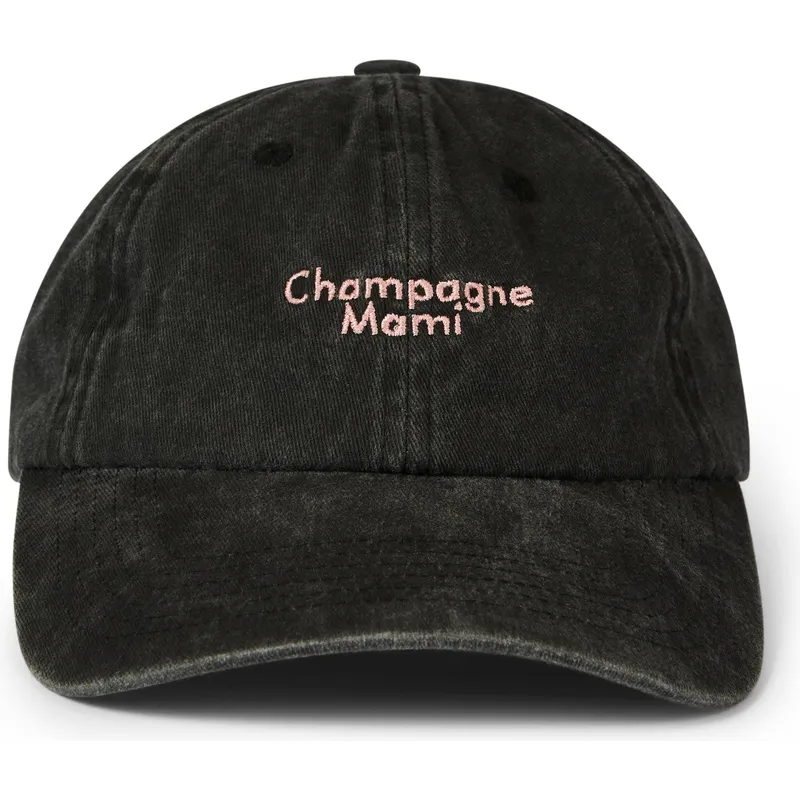 svart-bojd-justerbar-keps-champagne-mami-washed-fran-pica-pica