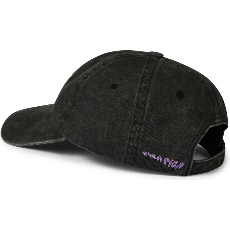 svart-bojd-justerbar-keps-champagne-mami-washed-fran-pica-pica