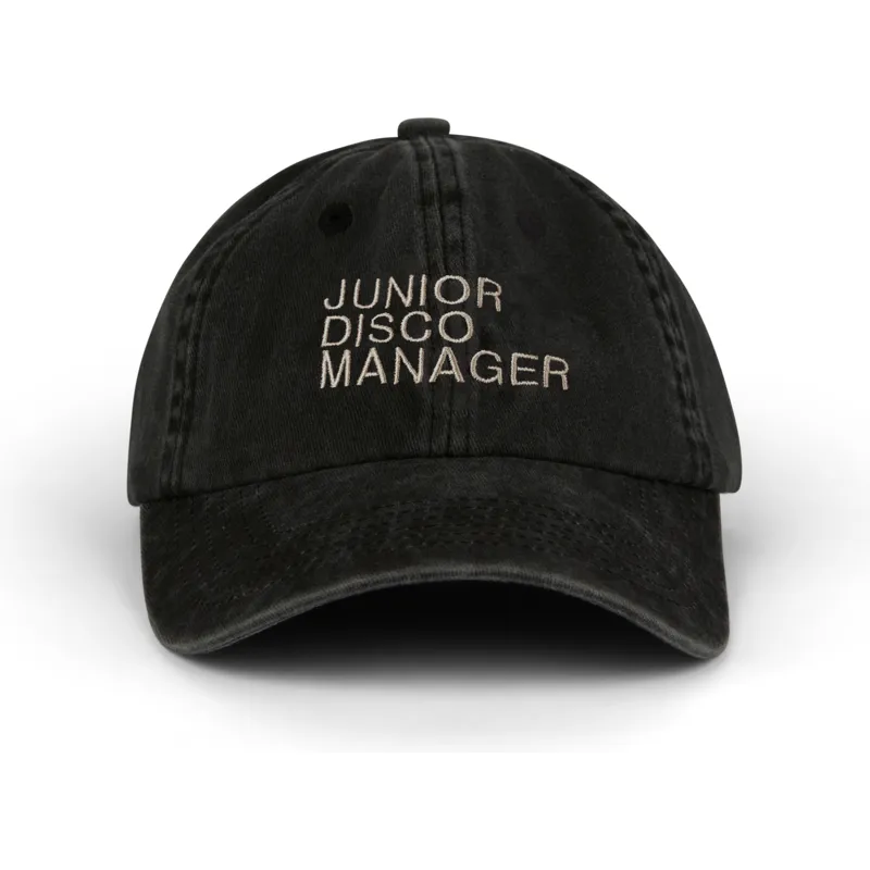 cepice-zaoblena-cerna-nastavitelny-junior-disco-manager-washed-pica-pica