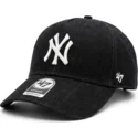 cepice-zaoblena-cerna-snapback-mvp-dt-denim-new-york-yankees-mlb-47-brand
