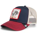 gorra-trucker-azul-marino-gallo-all-american-rooster-de-goorin-bros