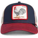 gorra-trucker-azul-marino-gallo-all-american-rooster-de-goorin-bros