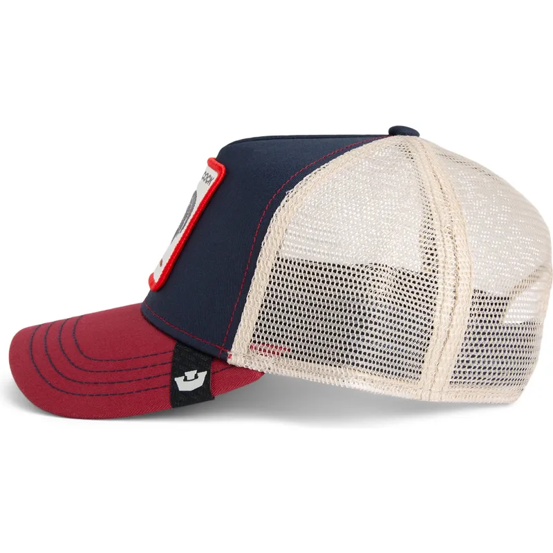 gorra-trucker-azul-marino-gallo-all-american-rooster-de-goorin-bros