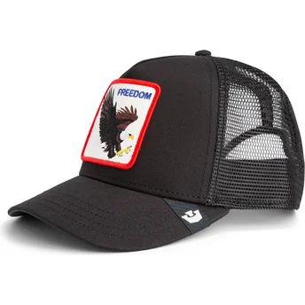 Čepice zaoblená žádné zvíře černá snapback águila Freedom The Farm de Goorin Bros.