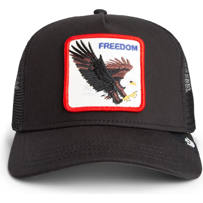 goorin-bros-freedom-adler-schwarze-trucker-kappe
