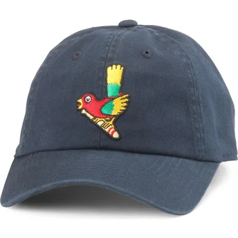Marinblå böjd justerbar keps Ballpark från Fukuoka Daiei Hawks av American Needle