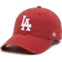 american-needle-curved-brim-archive-los-angeles-dodgers-mlb-red-adjustable-cap