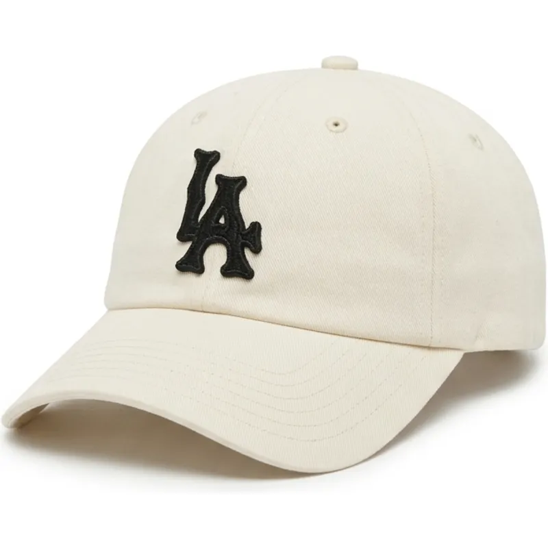 vit-justerbar-kurvad-keps-archive-fran-los-angeles-dodgers-mlb-av-american-needle