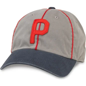 Grå böjd justerbar keps Archive från Portland Beavers MiLB av American Needle