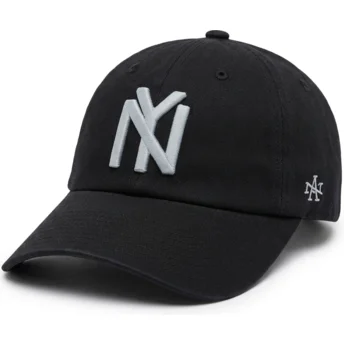 Gorra curva negra ajustable Ballpark de New York Black Yankees MLB de American Needle