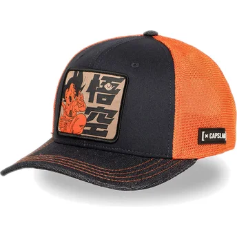 Truckerkeps blå och orange Son Goku Barn DB6 KID Dragon Ball från Capslab