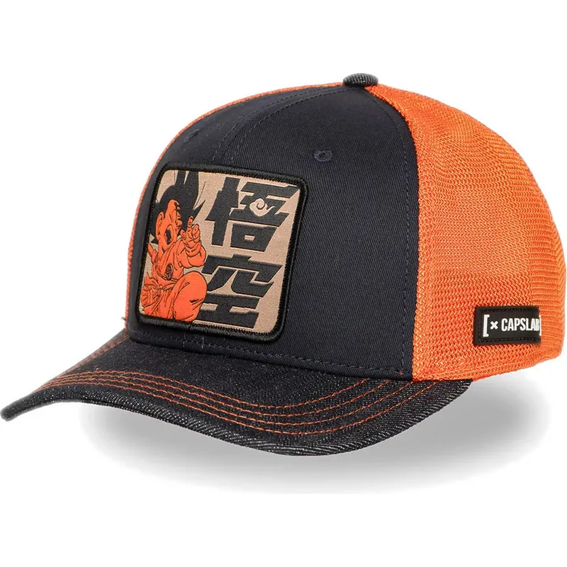 truckerkeps-bla-och-orange-son-goku-barn-db6-kid-dragon-ball-fran-capslab