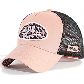 Gorra trucker rosa y leopardo LOLE de Von Dutch