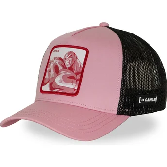 Čepice zaoblená růžová snapback DBS8 JIRB Jiren Dragon Ball Capslab