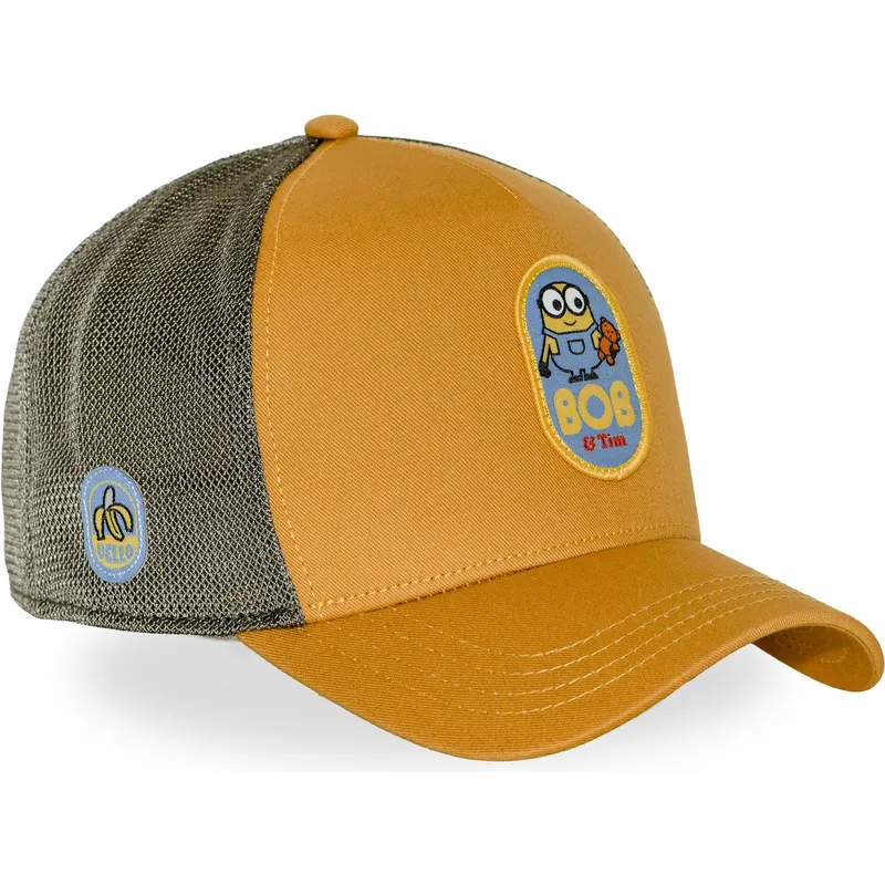 trucker-cap-braun-minion-bob-dm1-tadb-ich-einfach-unverbesserlich-von-capslab