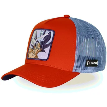 Truckerkeps orange Son Goku Ultra Instinct DBS8 ULTB Dragon Ball från Capslab