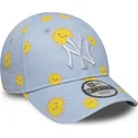 cepice-zaoblena-modra-nastavitelny-pro-deti-9forty-summer-all-over-print-new-york-yankees-mlb-new-era