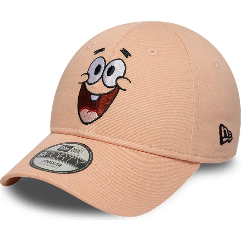 cap-zaoblena-pink-adjustable-strap-pro-deti-9forty-face-patricio-estrella-bob-esponja-new-era