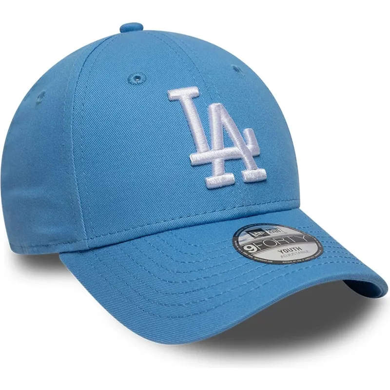 cepice-zaoblena-modra-nastavitelny-pro-deti-9forty-essential-los-angeles-dodgers-mlb-new-era