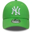 cepice-zaoblena-zelena-nastavitelny-pro-deti-9forty-essential-new-york-yankees-mlb-new-era