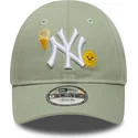 cepice-zaoblena-zelena-nastavitelny-pro-deti-9forty-summer-icon-new-york-yankees-mlb-new-era