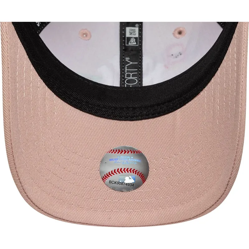 cepice-zaoblena-ruzova-nastavitelny-pro-deti-9forty-summer-icon-new-york-yankees-mlb-new-era