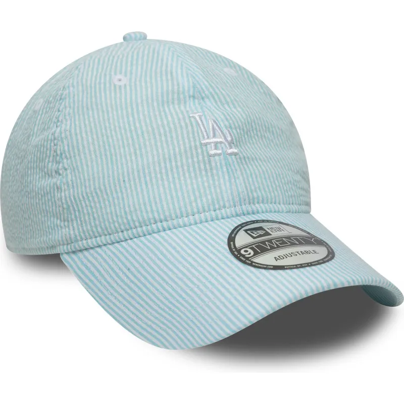 new-era-curved-brim-9twenty-seersucker-los-angeles-dodgers-mlb-blue-adjustable-cap
