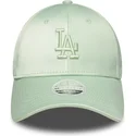 cepice-zaoblena-zelena-nastavitelny-9forty-bow-back-satin-los-angeles-dodgers-mlb-new-era